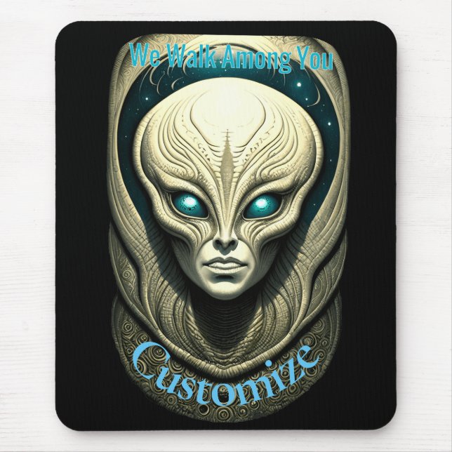 Alfombrilla De Ratón Cabeza de cráneo de Alien Thunder_Cove (Frente)
