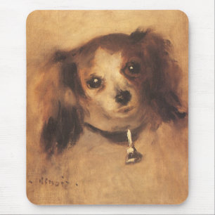 Alfombrilla De Ratón Cabeza de perro de Pierre Renoir, Bella Artes de l