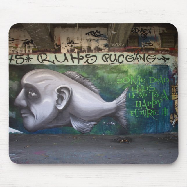 Alfombrilla De Ratón Cabeza de pez (Frente)