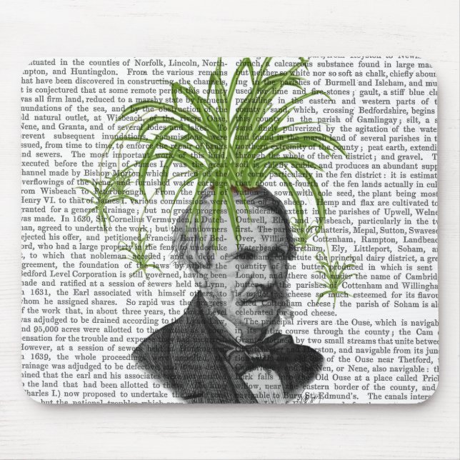 Alfombrilla De Ratón Cabeza de planta araña (Frente)