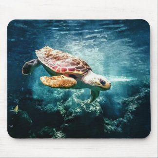 Alfombrilla De Ratón Cabeza de registro de tortuga marina