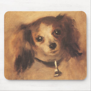 Alfombrilla De Ratón Cabeza de un perro de Pierre Renoir, Arte fino vin