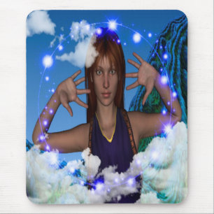 Alfombrilla De Ratón Cabeza en las nubes
