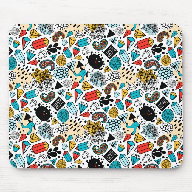 Alfombrilla De Ratón Cabeza loca (Frente)