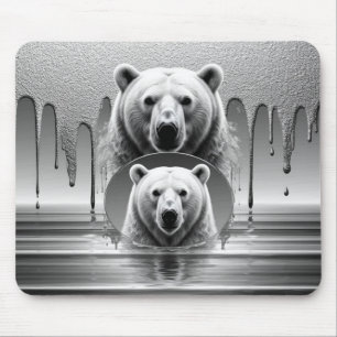 Alfombrilla De Ratón Cabeza majestuosa de oso polar Fauna ártica 🐻‍❄️
