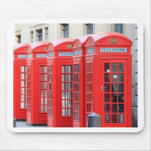 Alfombrilla De Ratón Cabinas Telefónicas Rojas de Londres