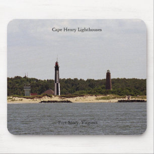 Alfombrilla De Ratón Cabo Henry Lighthouses mousepad