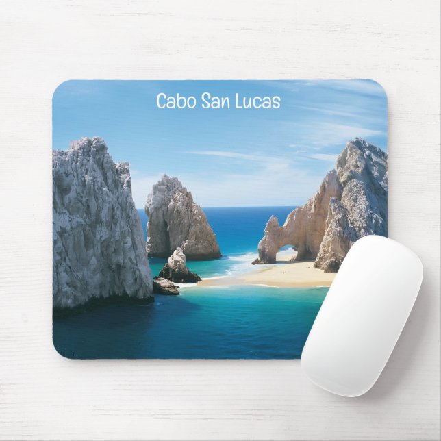 Alfombrilla De Ratón Cabo San Lucas, Mexico Mouse Pad (Con ratón)