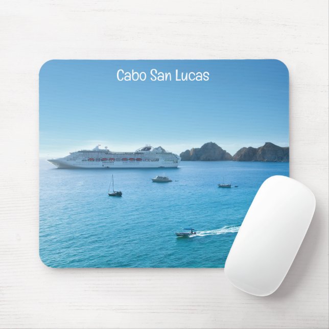 Alfombrilla De Ratón Cabo San Lucas, Mexico Mouse Pad (Con ratón)
