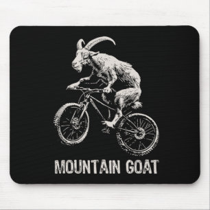 Alfombrilla De Ratón Cabra De Bicicleta De Montaña Mtb Enduro Ciclista