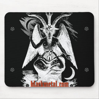 Alfombrilla De Ratón Cabra de Mendes Mousepad negro