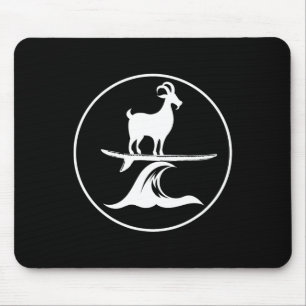 Alfombrilla De Ratón Cabra Divertida Surfando Animación Gif De Cabras A
