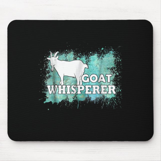 Alfombrilla De Ratón Cabra Whisperer Cabra Granjero (Frente)