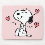Alfombrilla De Ratón Cacahuetes | Corazones Snoopy<br><div class="desc">Echa un vistazo a este divertido diseño de maní con Snoopy.</div>
