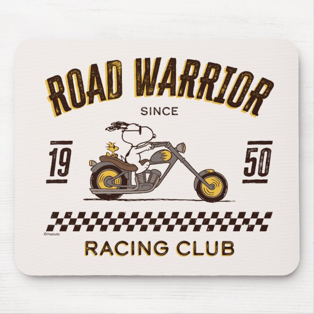 Alfombrilla De Ratón Cacahuetes | Guerreros de Snoopy & Woodstock Road (Frente)