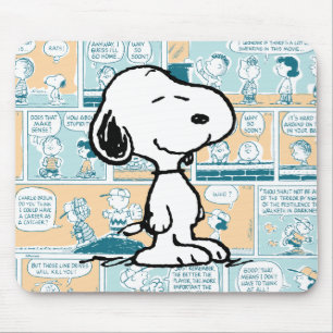 Alfombrilla De Ratón Cacahuetes   Patrón cómico de Snoopy