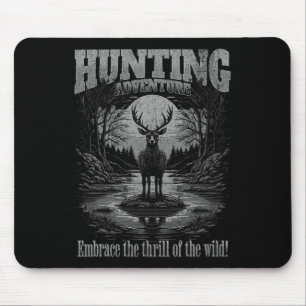 Alfombrilla De Ratón Cacería de venados y caza de cazadores