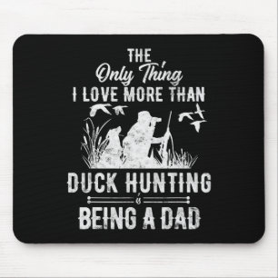 Alfombrilla De Ratón Cacería Graciosa De Patos Con Regalo De Perro De P