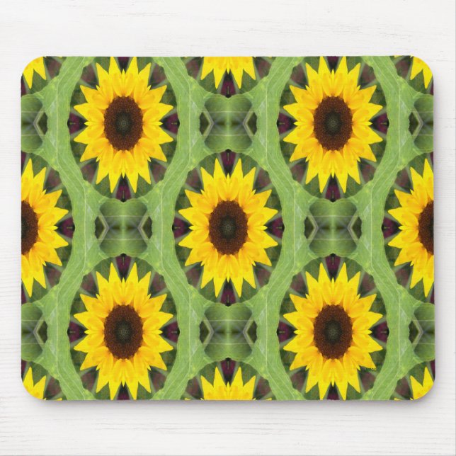 Alfombrilla De Ratón Cacerolas de girasoles...... (Frente)