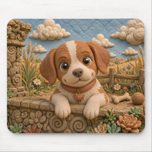 Alfombrilla De Ratón Cachorro adorable de Brittany Spaniel, perro bebé