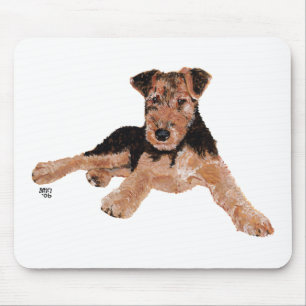 Alfombrilla De Ratón Cachorro Airedale, Lakeland, Welsh Terrier