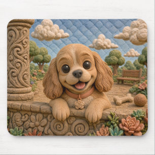 Alfombrilla De Ratón Cachorro de Cocker Spaniel Adorable, Bebé Perro