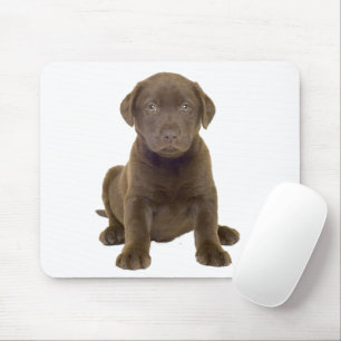 Alfombrilla De Ratón Cachorro de Labrador Chocolate