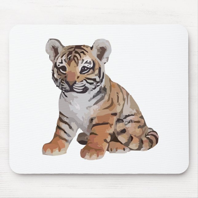 Alfombrilla De Ratón Cachorro de tigre (Frente)