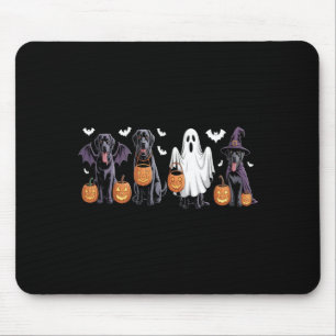 Alfombrilla De Ratón Cachorro Labrador Negro Adorable Calabaza de Hallo
