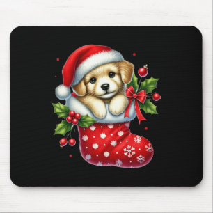 Alfombrilla De Ratón Cachorros De Cachorro En Navidades De Valores Para