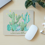 Alfombrilla De Ratón Cactus Cacti Suculento Agua del Desierto del Suroe<br><div class="desc">Este diseño puede ser personalizado en el área proporcionada cambiando la foto y/o el texto. O puede personalizarse eligiendo la opción de hacer clic en el personalizar y borrar o cambiar el color del fondo, agregar texto, cambiar el color o estilo del texto o eliminar el texto para un diseño...</div>