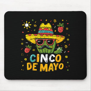 Alfombrilla De Ratón Cactus - Divertido Cinco De Mayo Hombres Mujeres M