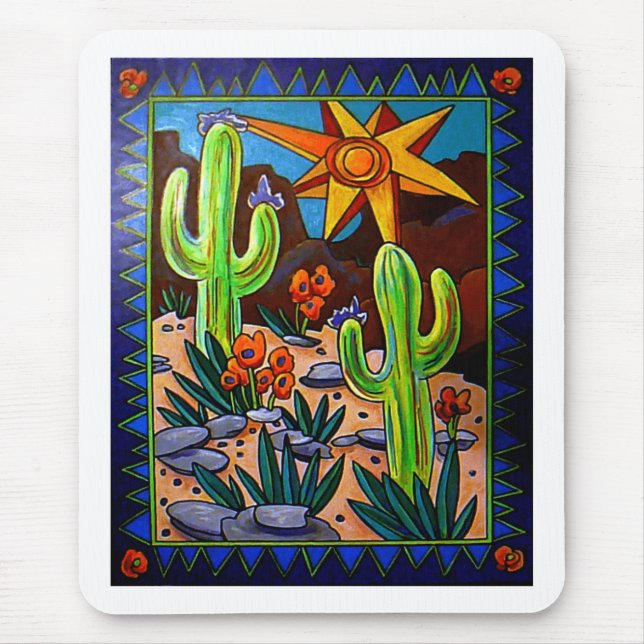 Alfombrilla De Ratón Cactus en el sudoeste (Frente)