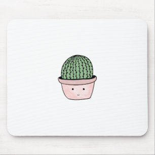 Alfombrilla De Ratón Cactus sonriente lindo