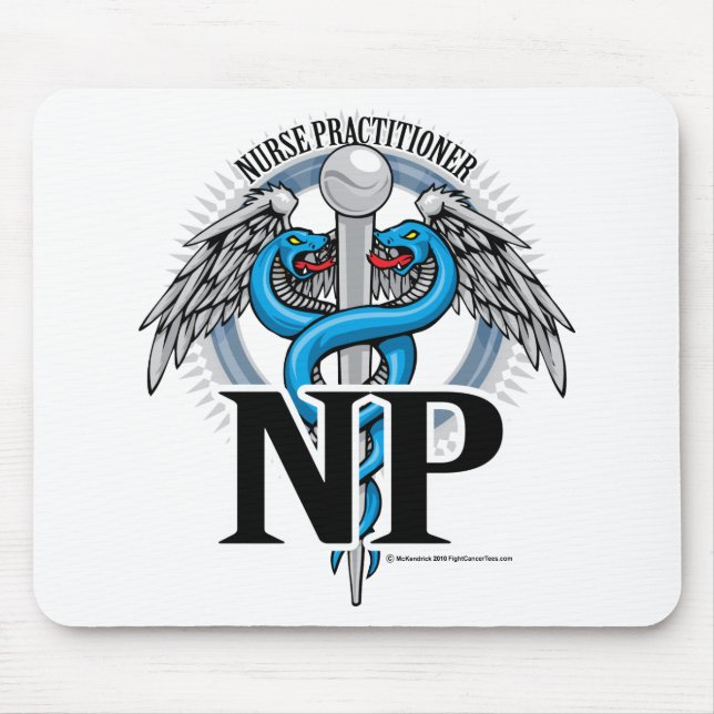 Alfombrilla De Ratón Caduceo del azul de NP (Frente)