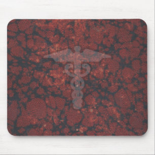 Alfombrilla De Ratón Caduceo el símbolo médico para un médico o una
