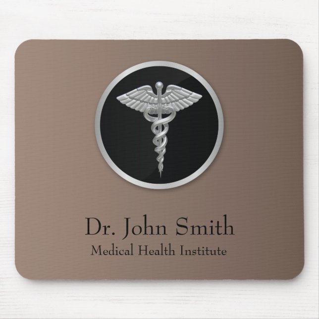 Alfombrilla De Ratón Caducto Médico Profesional Plateado - Mousepad (Frente)
