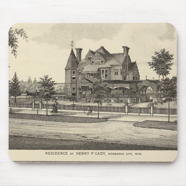 Alfombrilla De Ratón Cady y Kilpatrick, Nebraska (Frente)
