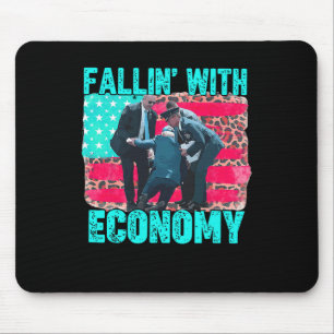 Alfombrilla De Ratón Caer Con La Economía Feliz 4 De Julio Gracioso Bid