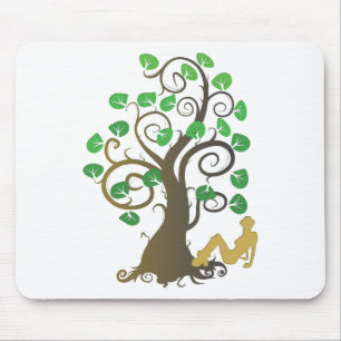 Alfombrilla De Ratón Caer del árbol familiar