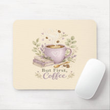 Café Acuarela de Lavanda Acogedor