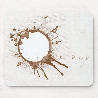 Alfombrilla De Ratón Café derramado Mousepad