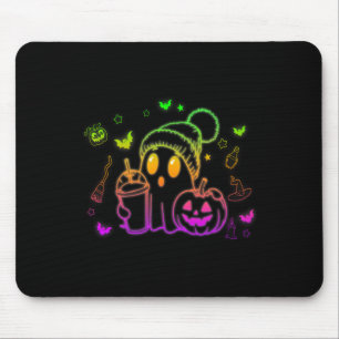 Alfombrilla De Ratón Café dulce para beber fantasma Halloween café fant