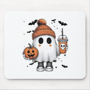 Alfombrilla De Ratón Café dulce para beber fantasma Halloween café fant
