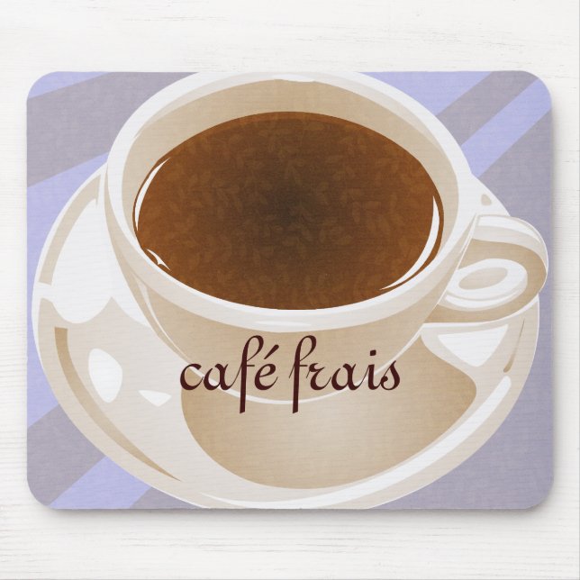 Alfombrilla De Ratón Café Frais Mousepad (Frente)