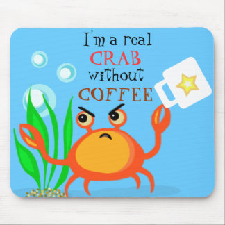 Alfombrilla De Ratón Café menos cangrejo Mousepad