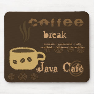 Alfombrilla De Ratón Café Mousepad