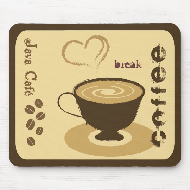 Alfombrilla De Ratón Café Mousepad (Frente)
