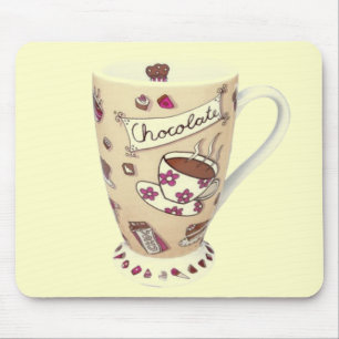 Alfombrilla De Ratón Café Mousepad del chocolate