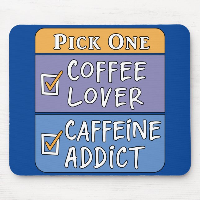 Alfombrilla De Ratón Café o cafeína (Frente)